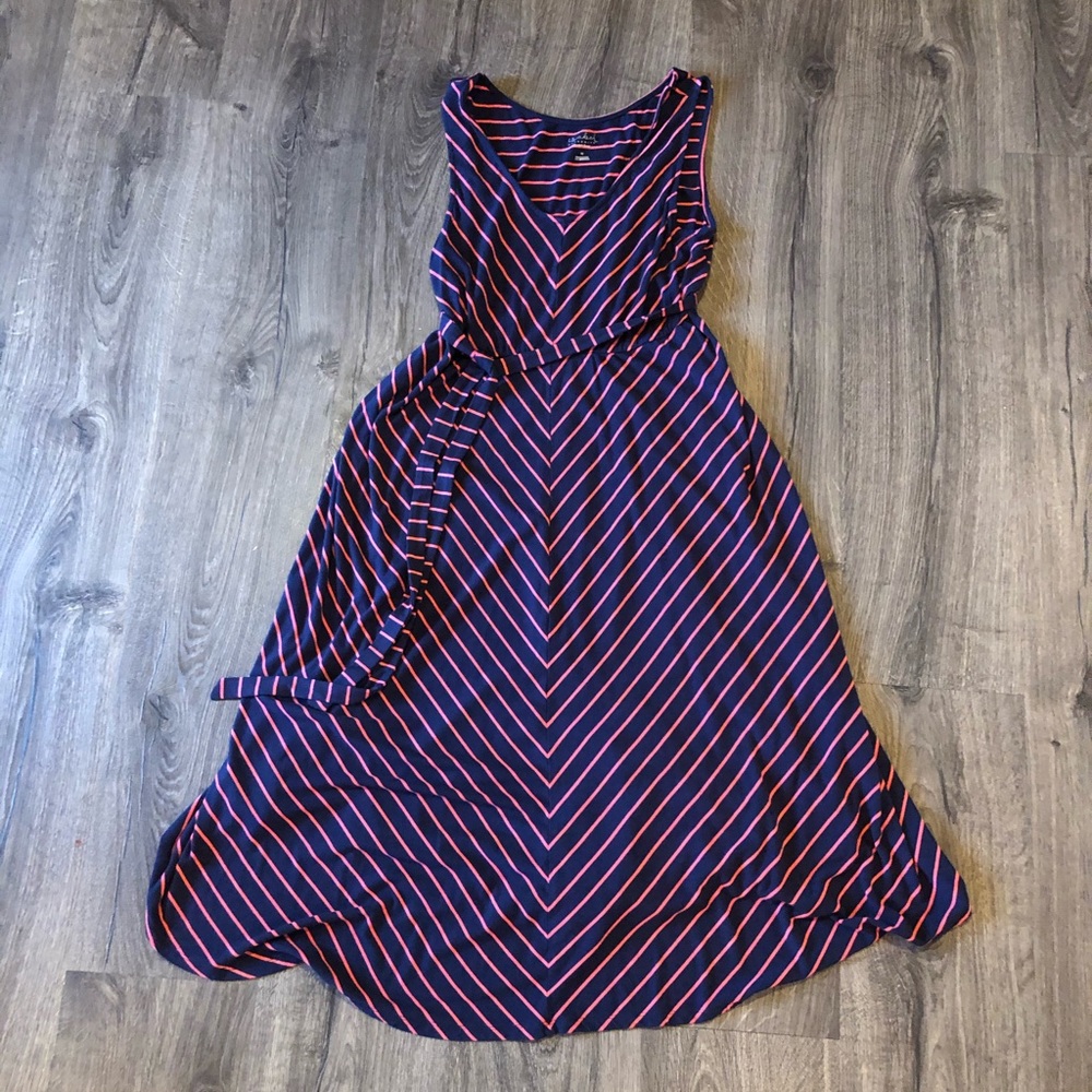 Isabel Striped Maternity Dress-M